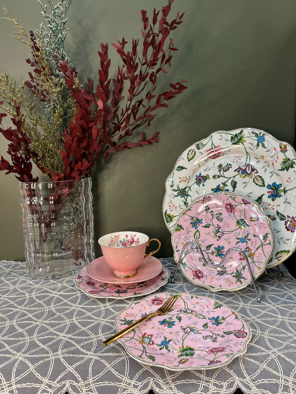 Assiette a gâteaux 7 pcs