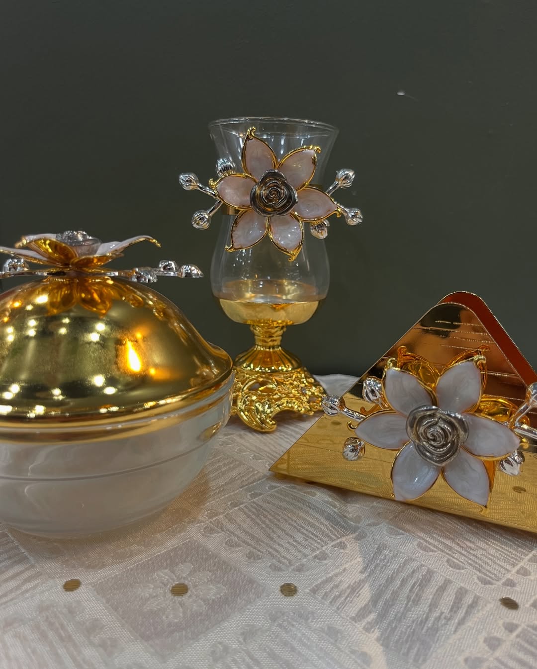 Set sucrier fleurit