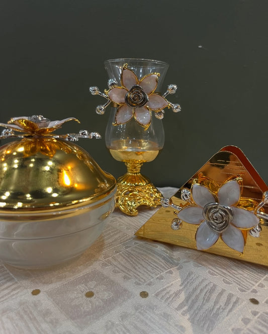 Set sucrier fleurit